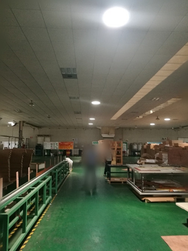 正能量無電照明系統(tǒng)在廠房應用實拍圖（室內(nèi)）